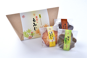 窯出しもみじ ３個入(レモン・抹茶・チョコ)