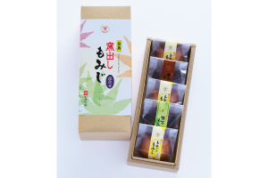 窯出しもみじ ５個入(レモン3・抹茶1・チョコ1)